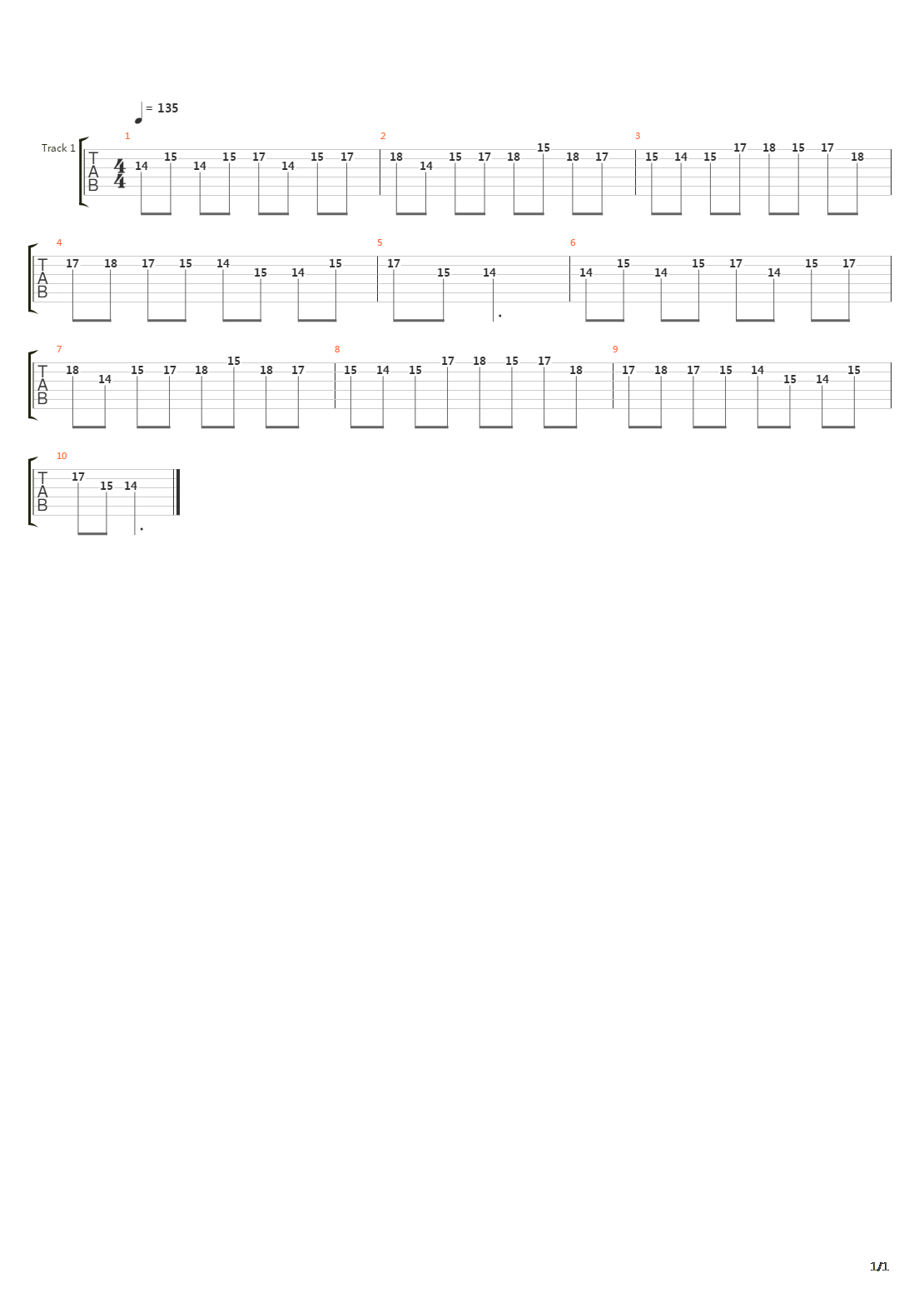 Deceiver吉他谱