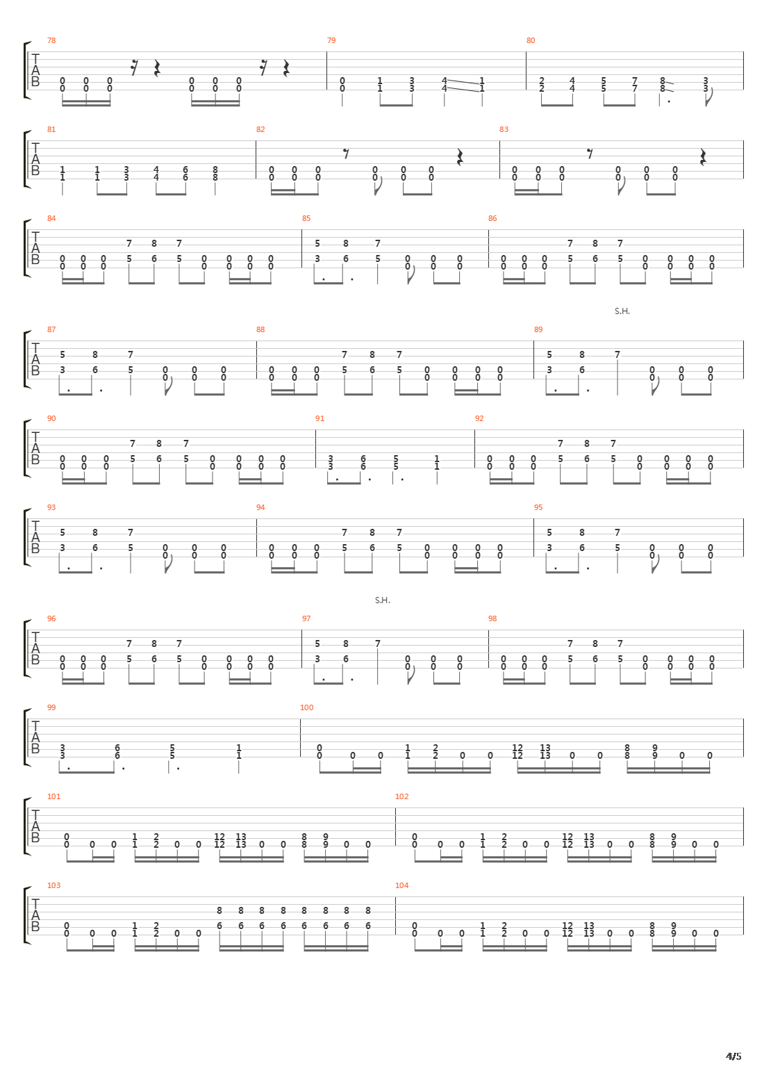 7 Steps吉他谱