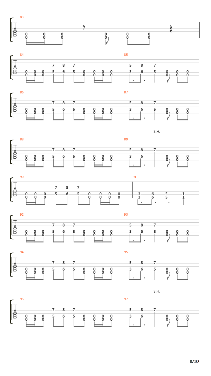 7 Steps吉他谱