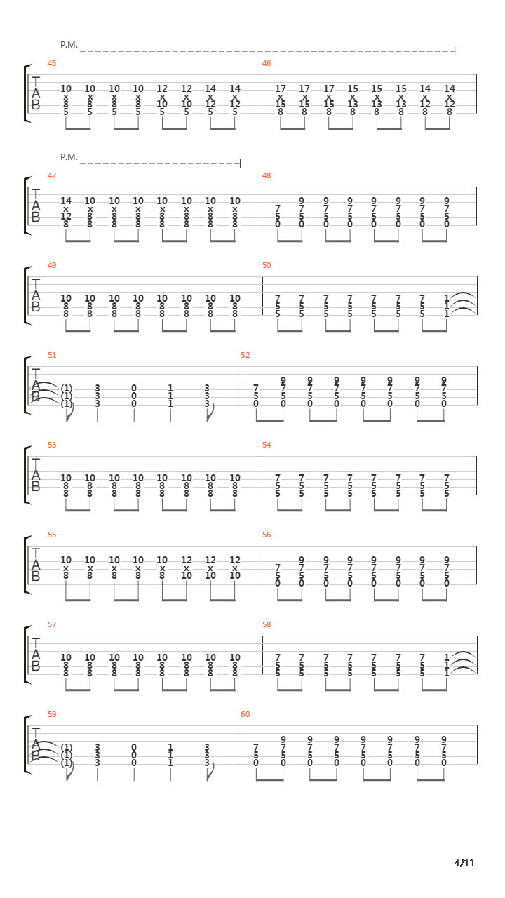 Post Scriptum吉他谱