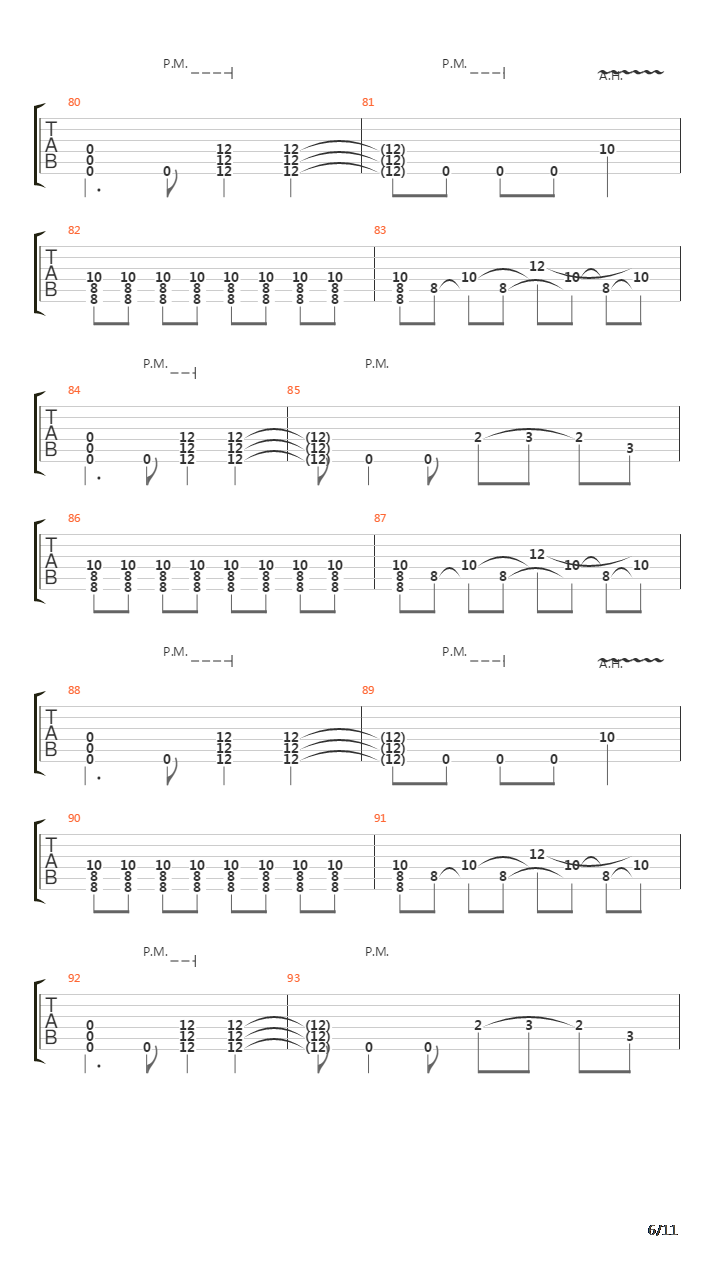 Post Scriptum吉他谱