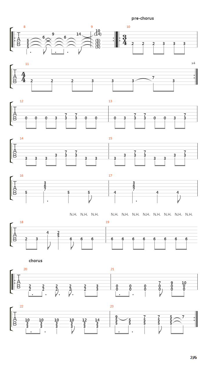 Sotni Raz吉他谱