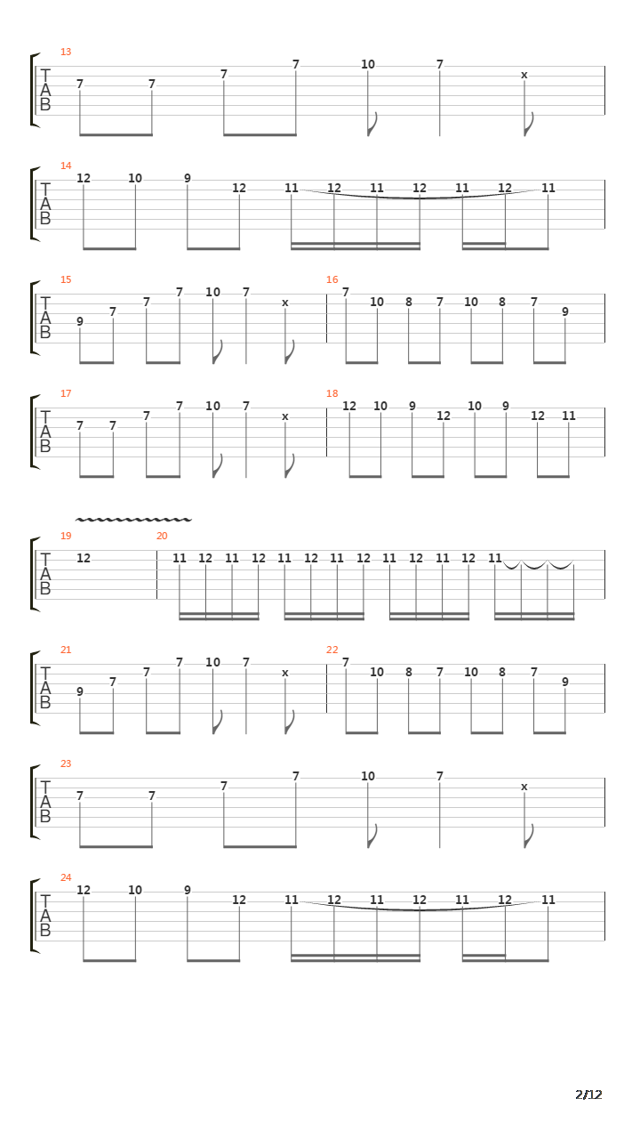 River Of Tuoni吉他谱