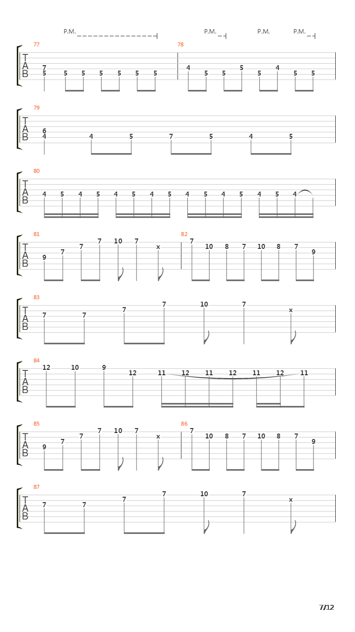 River Of Tuoni吉他谱