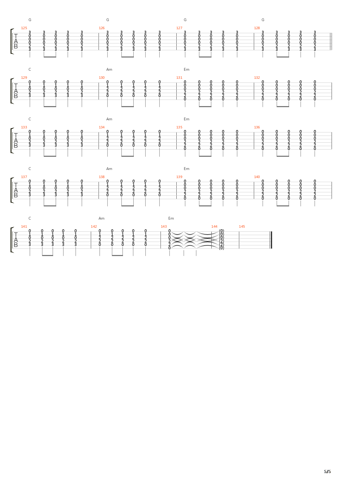 Anecdote吉他谱