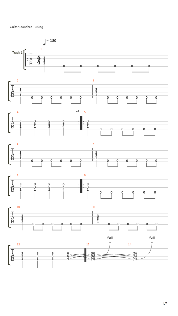 Arise吉他谱