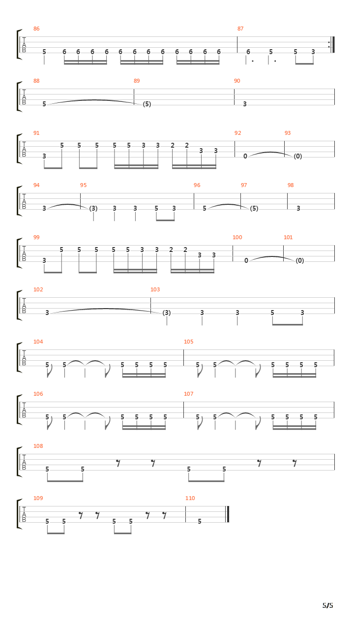 Chain Reaction吉他谱