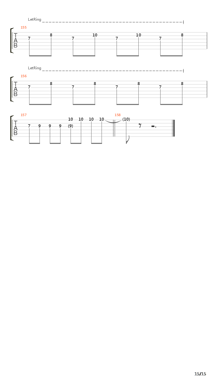 Les Ruches Malades吉他谱