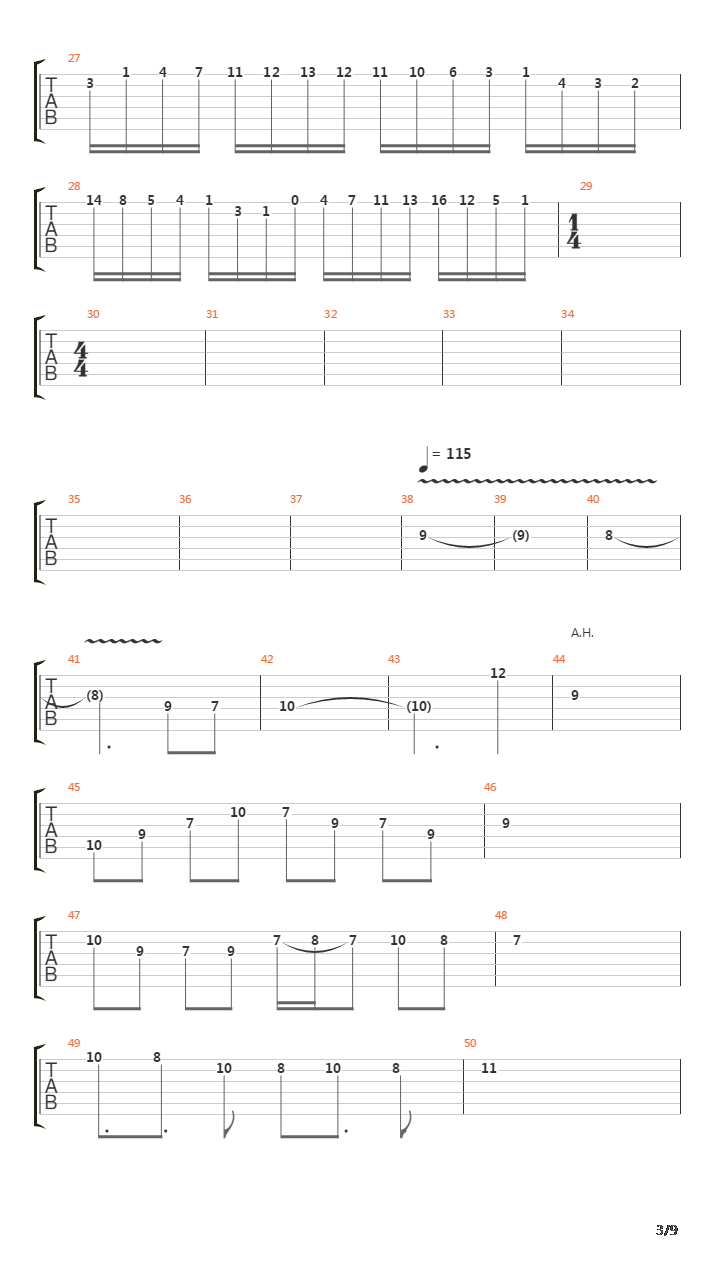 Posible吉他谱