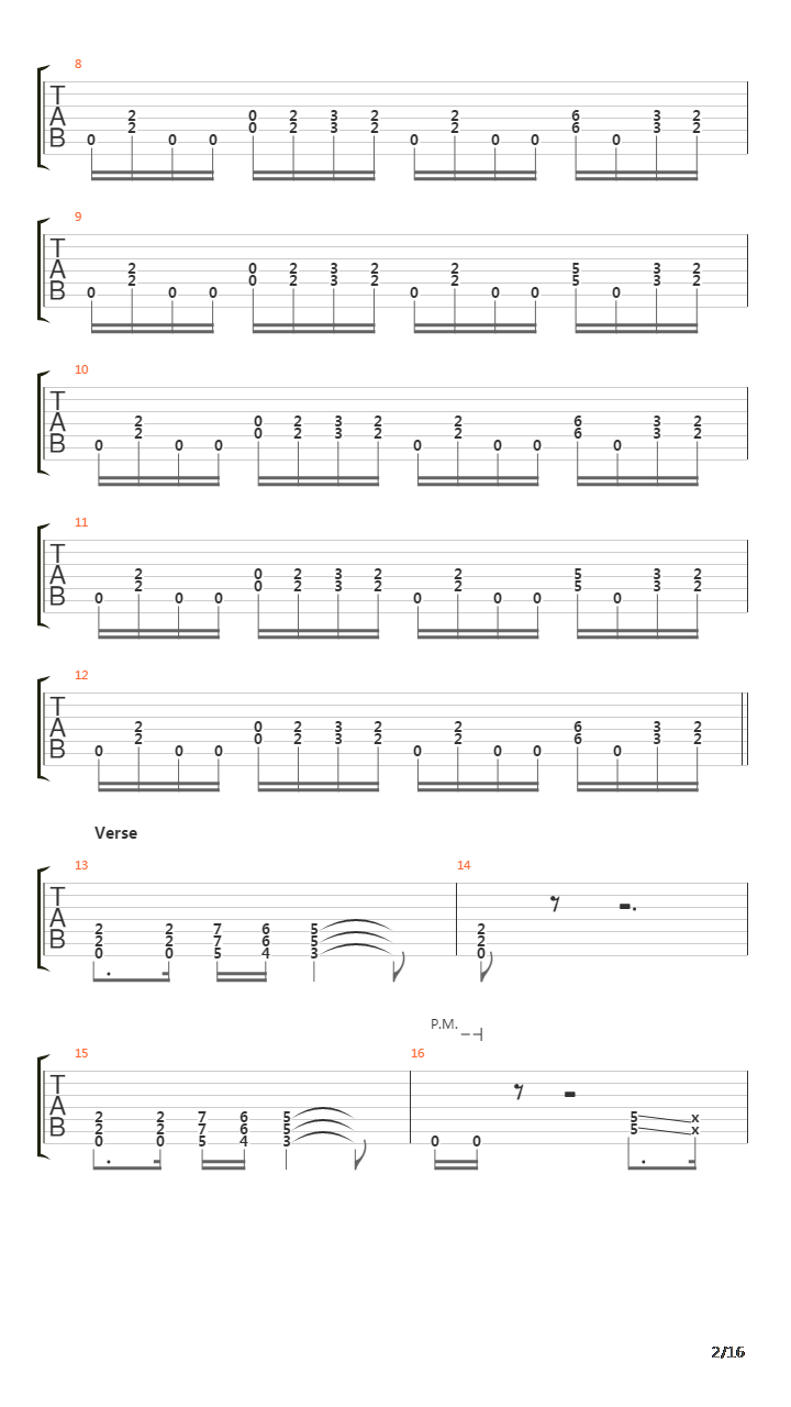 Denial 101吉他谱