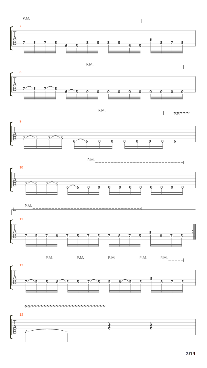 Distract吉他谱