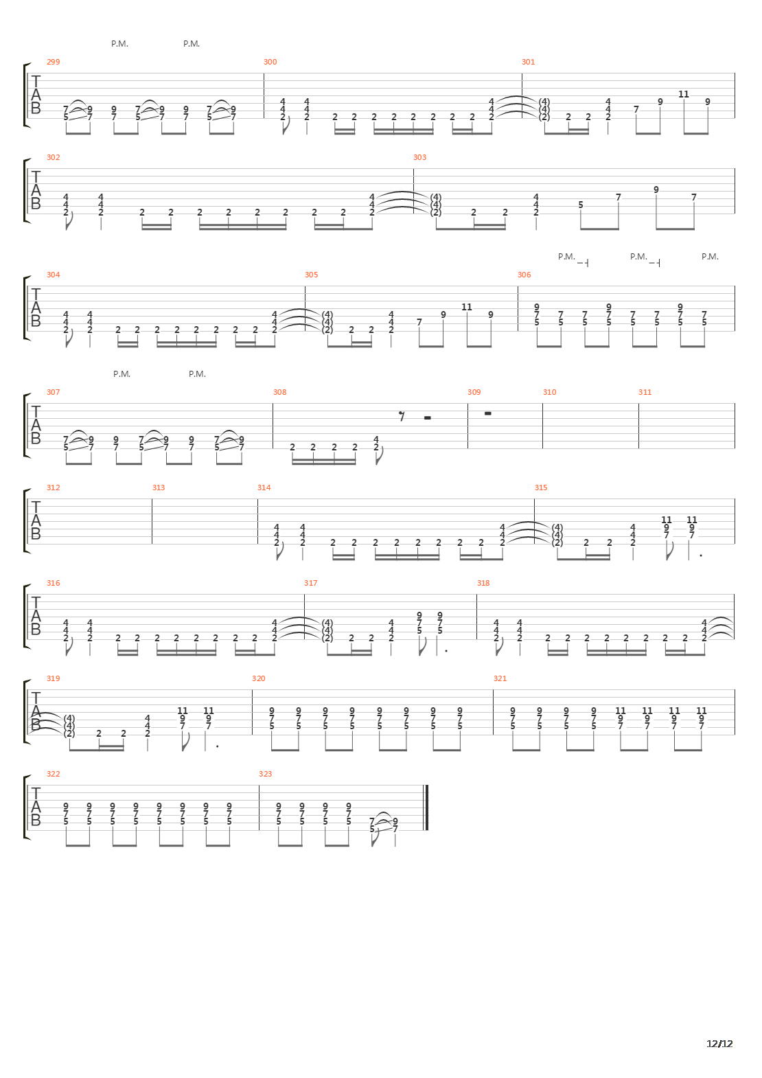 Showdown吉他谱