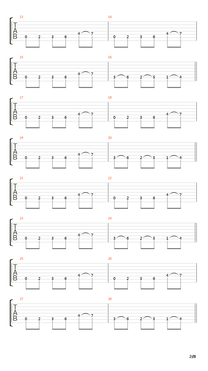 Verge吉他谱