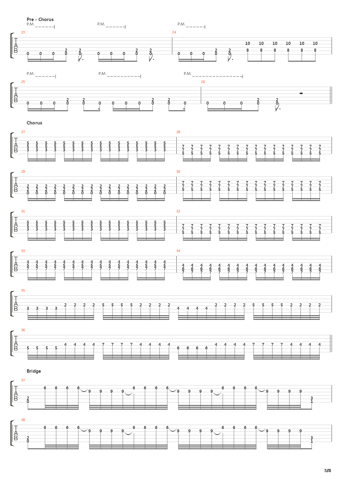 Forging Towards The Sunset吉他谱