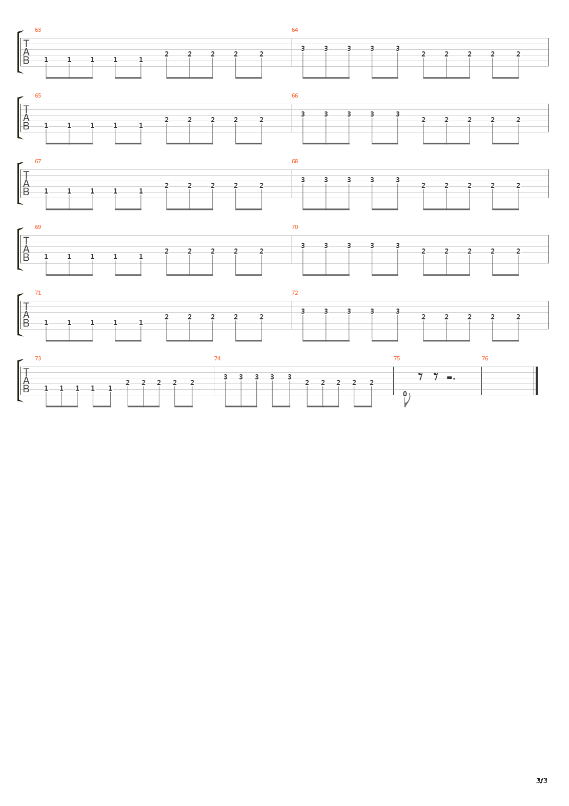Regression To The Mean吉他谱