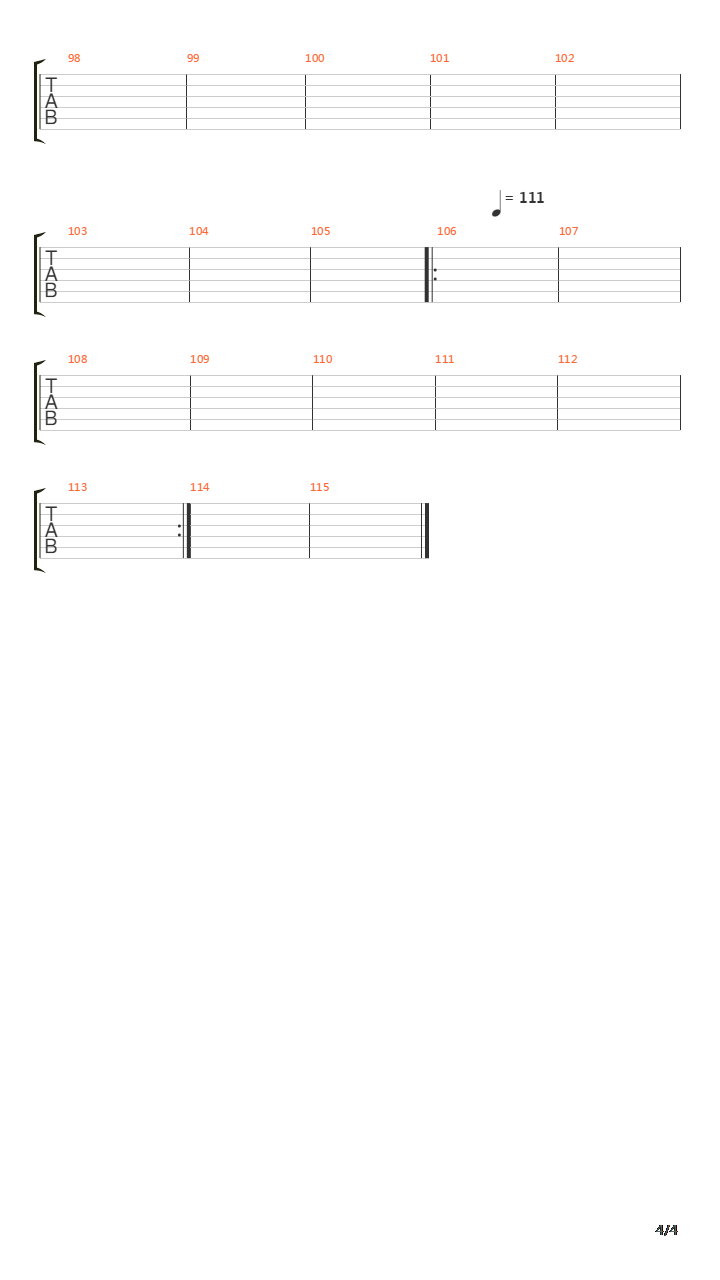 Anabantha吉他谱