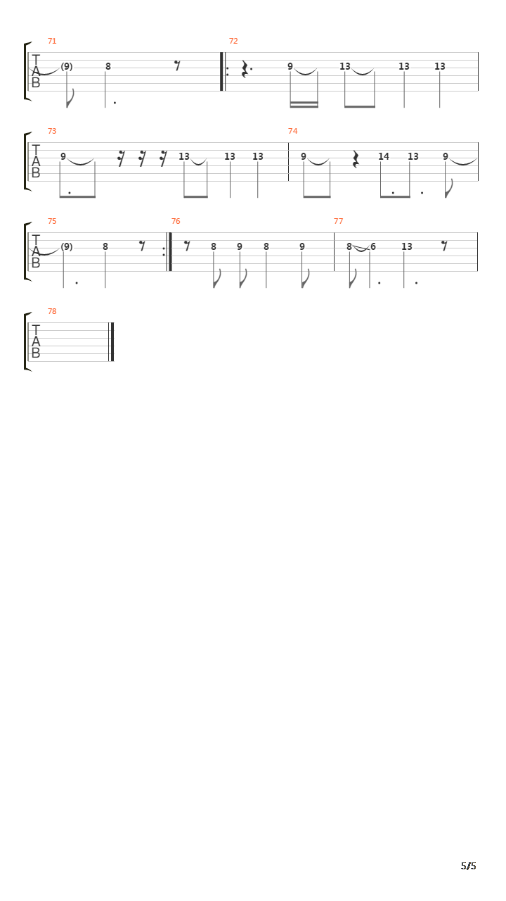 Desesperanza吉他谱
