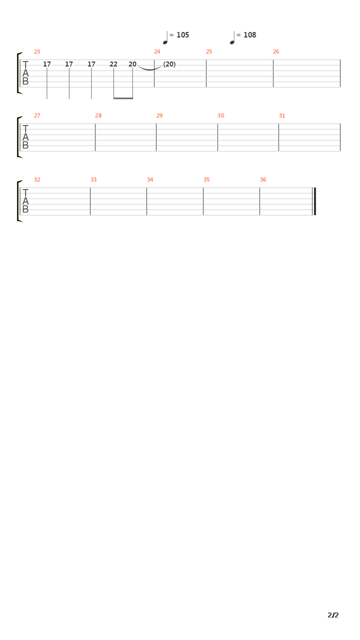 Estigmas吉他谱