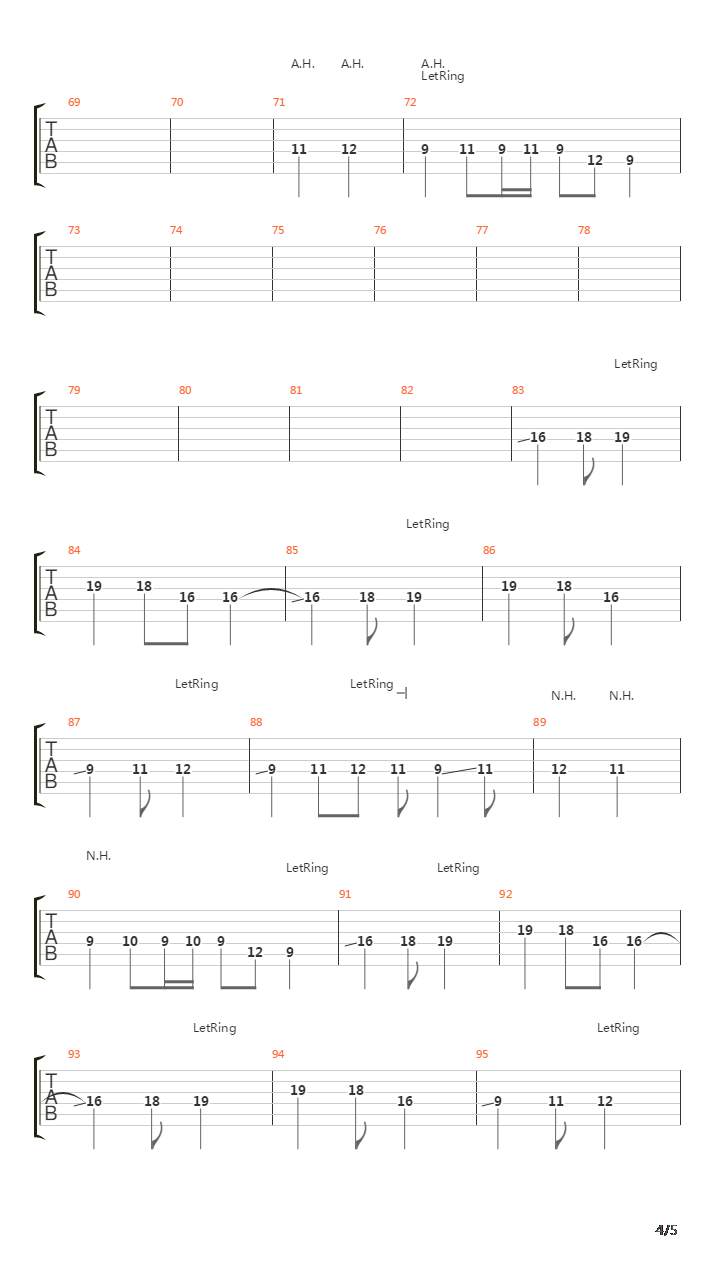 Plegarias吉他谱