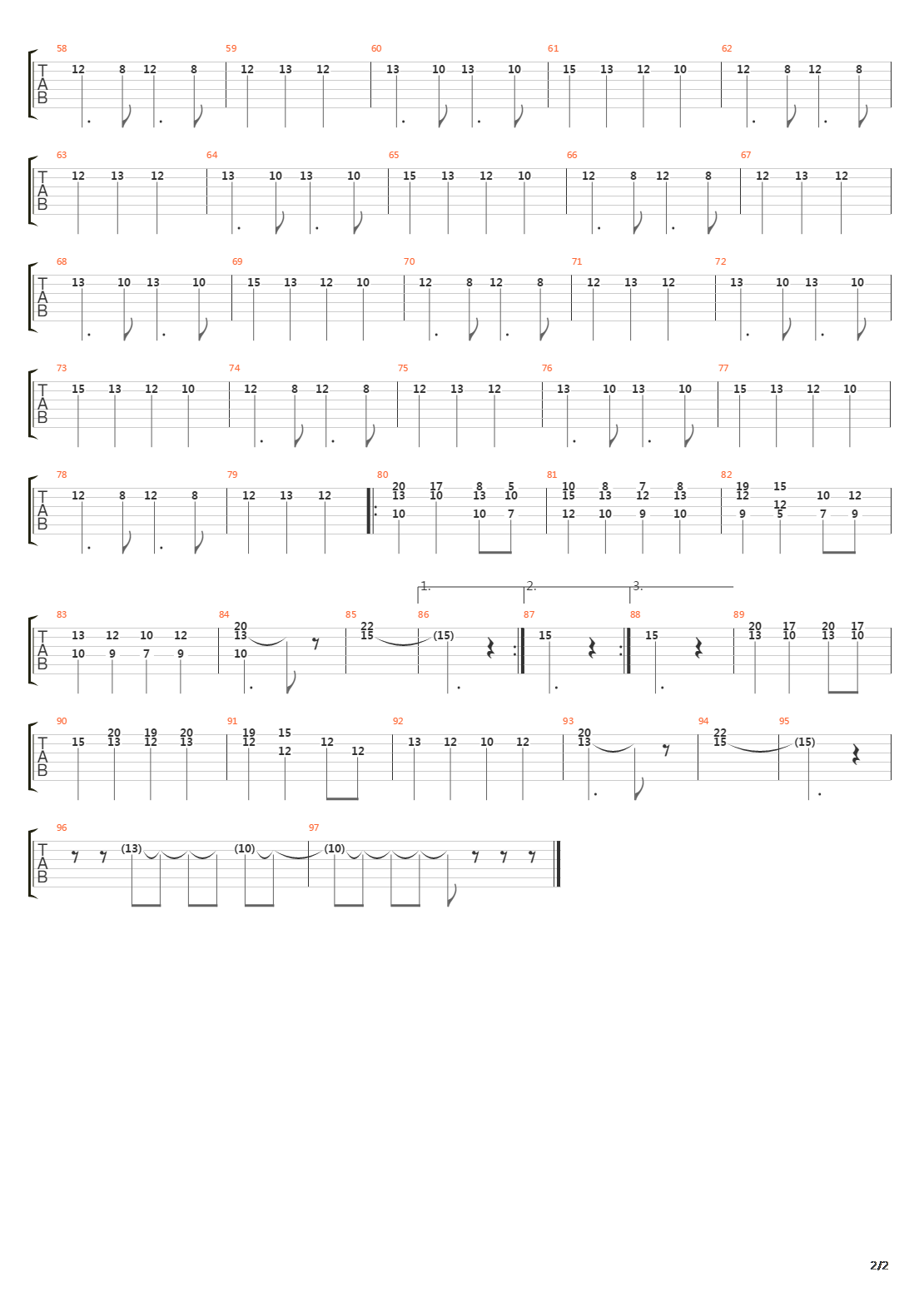 Sangre吉他谱