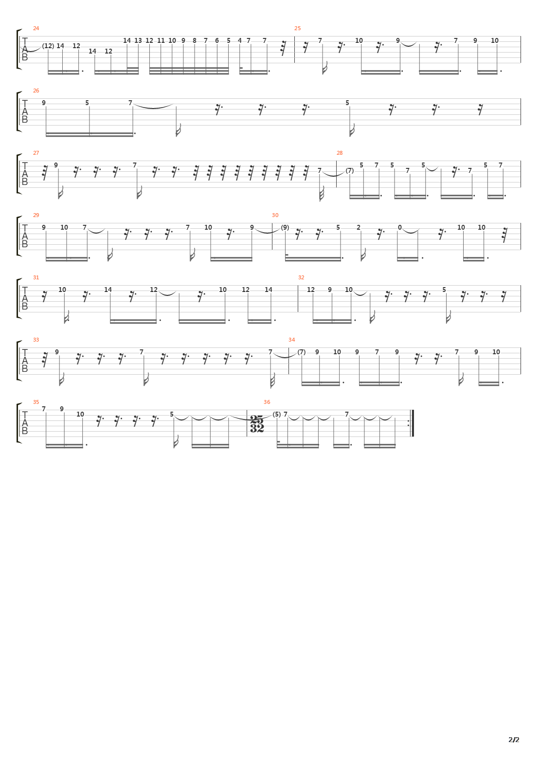 Subbos Theme吉他谱