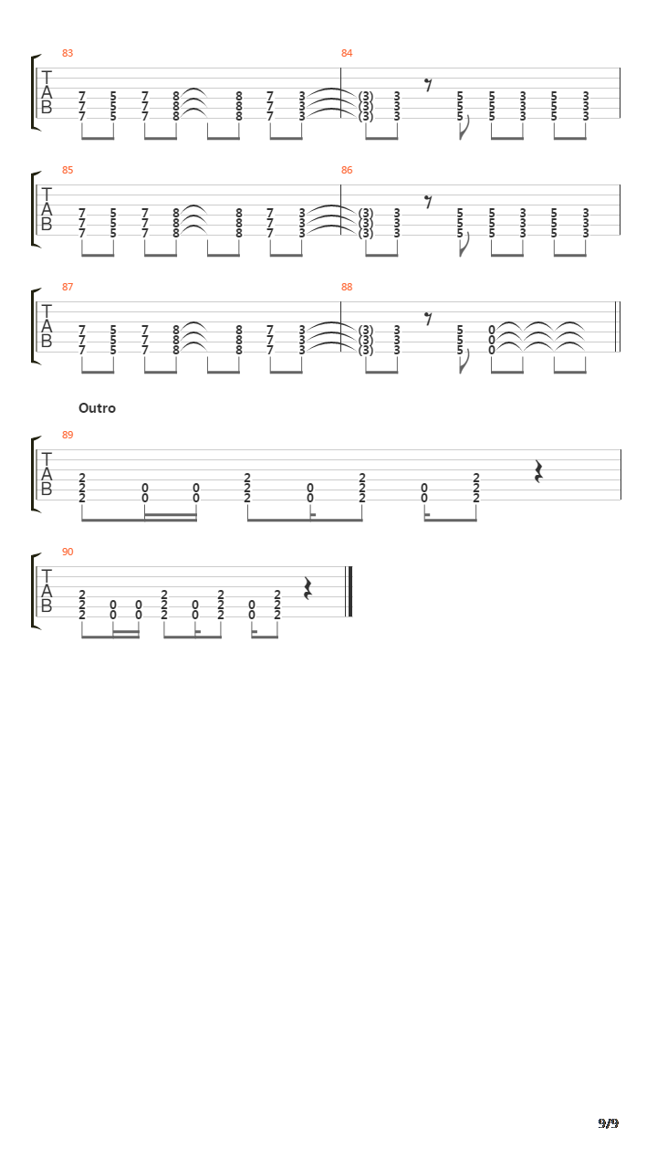 Collide吉他谱
