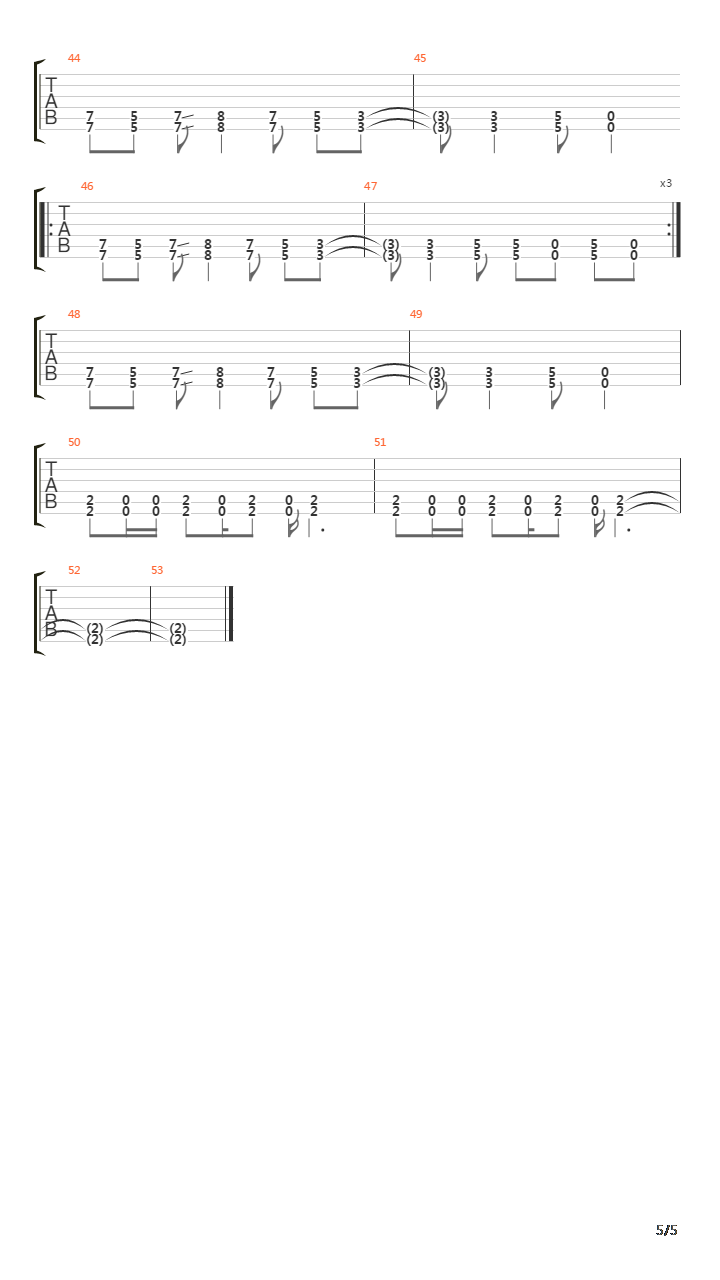 Collide吉他谱
