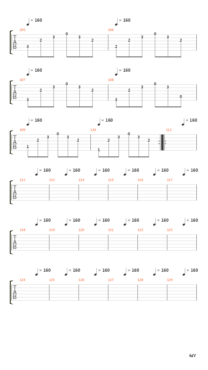 Still吉他谱