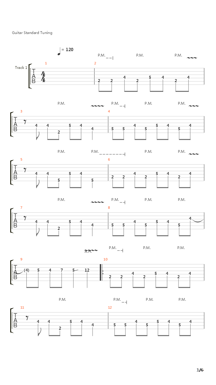 Tagay吉他谱