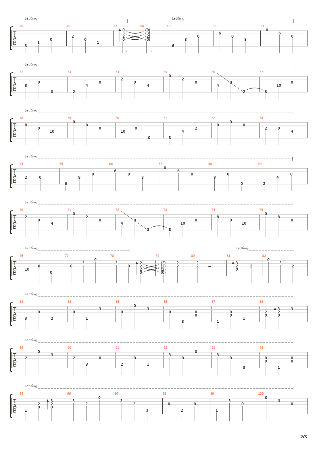 Falling In Line吉他谱