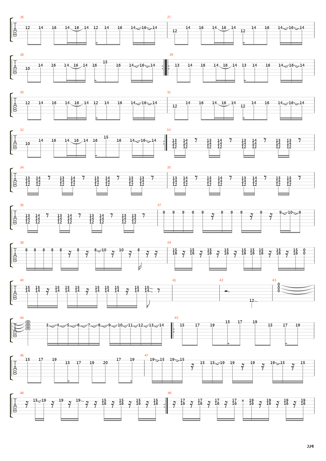 Set Guitars To Kill吉他谱