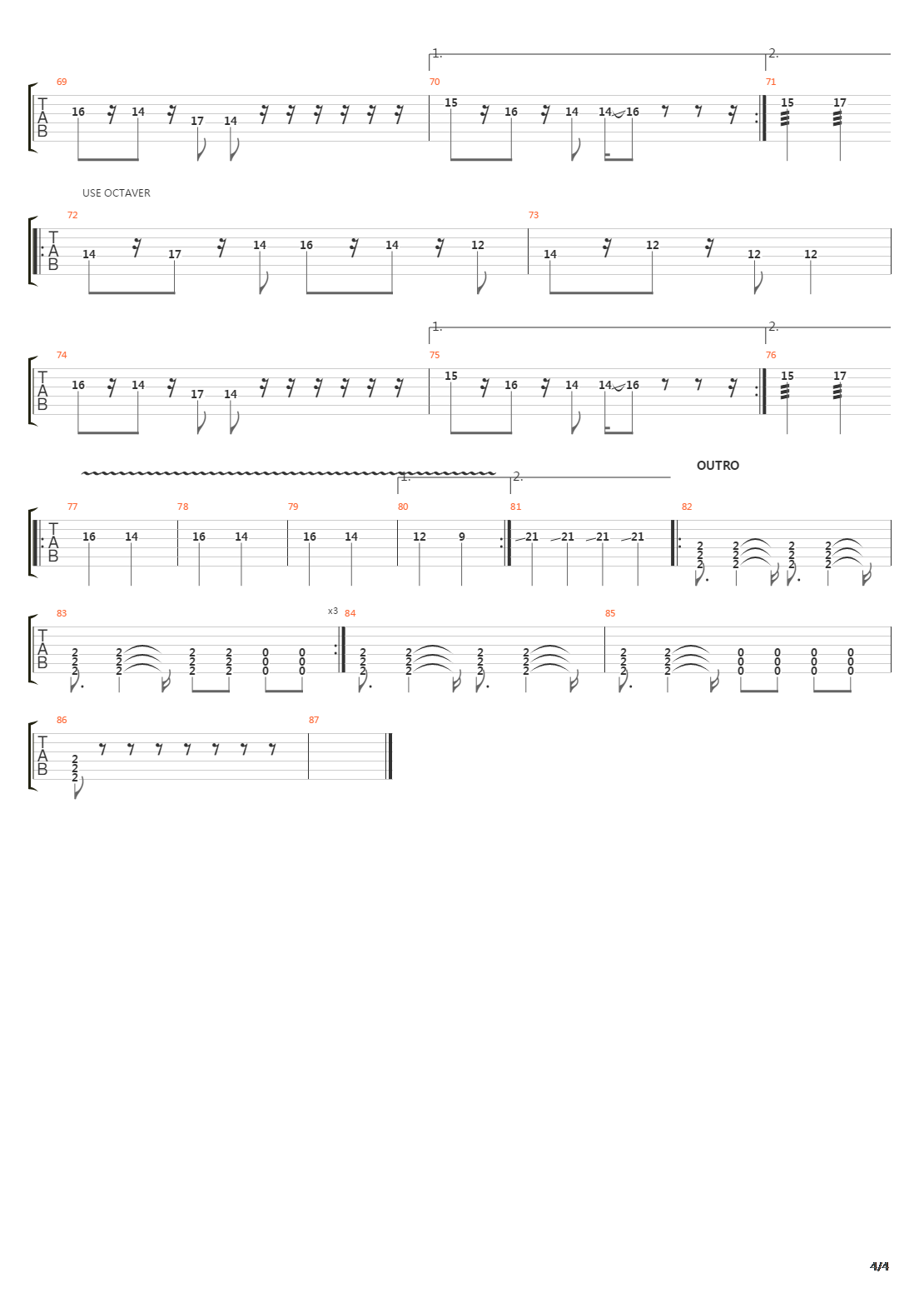 Set Guitars To Kill吉他谱