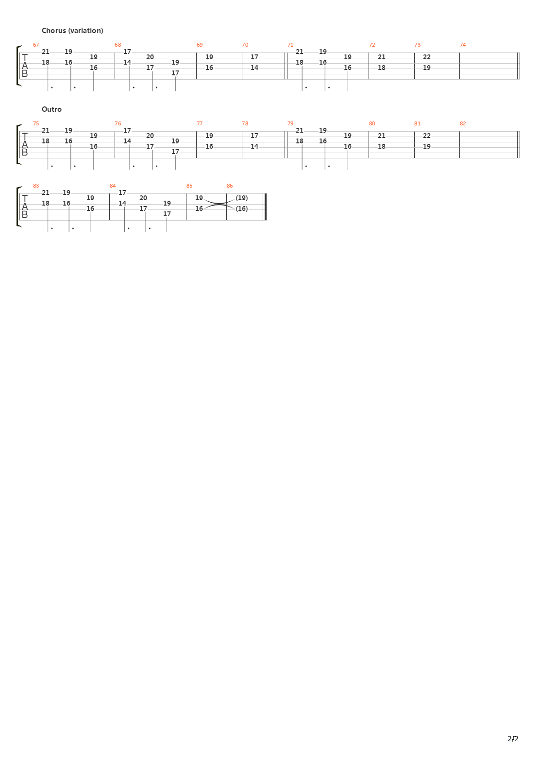 Glorious吉他谱
