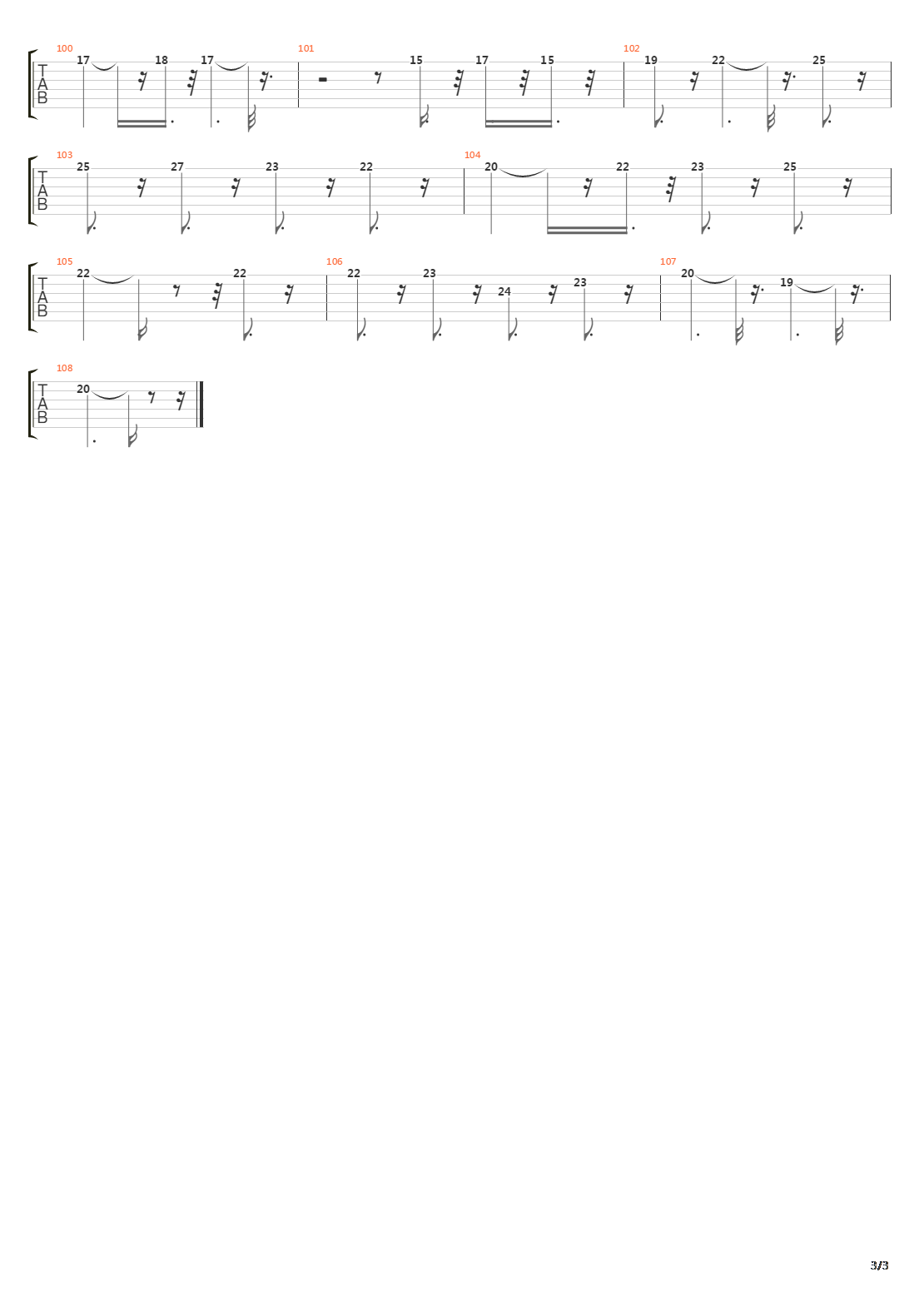 Point Of No Return吉他谱