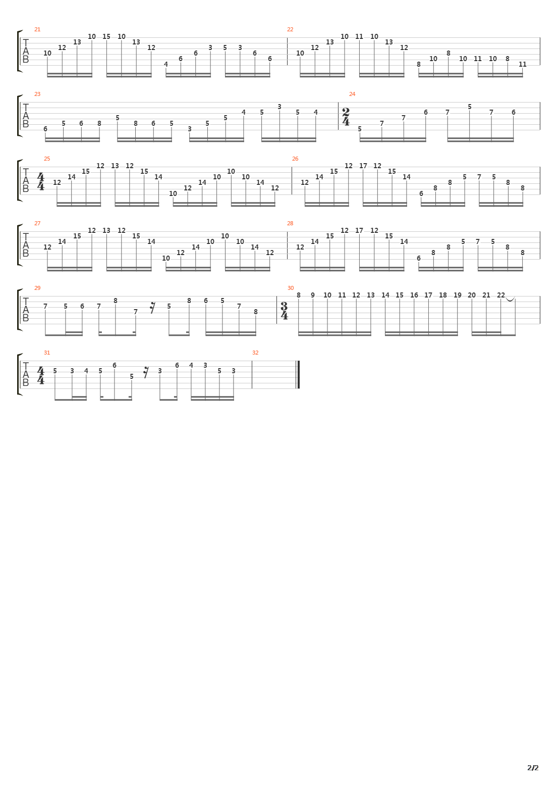 Chamaleon Carnival吉他谱