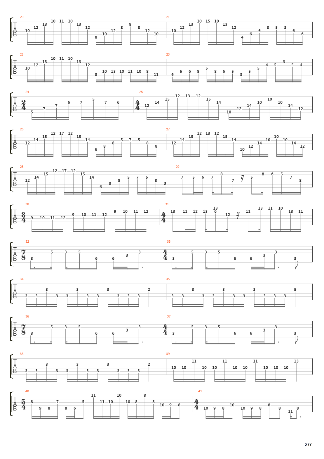 Chameleon Carnival吉他谱