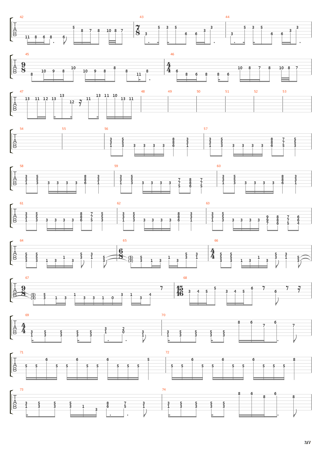 Chameleon Carnival吉他谱