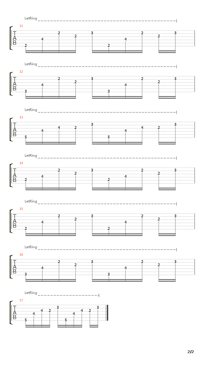 Extension Of The Wish吉他谱