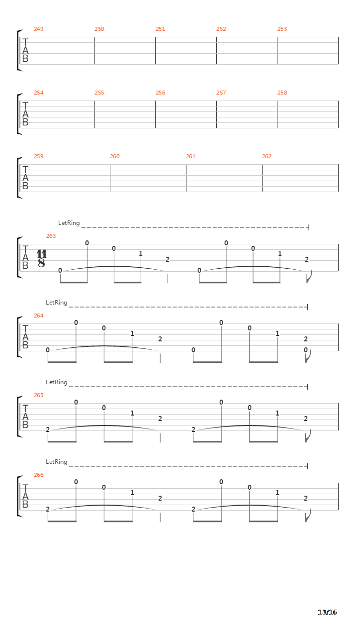 Extension Of The Wish吉他谱