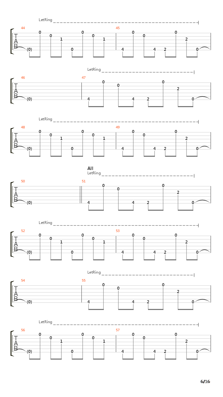 Extension Of The Wish吉他谱