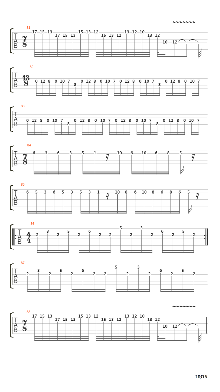 The Words Unspoken吉他谱