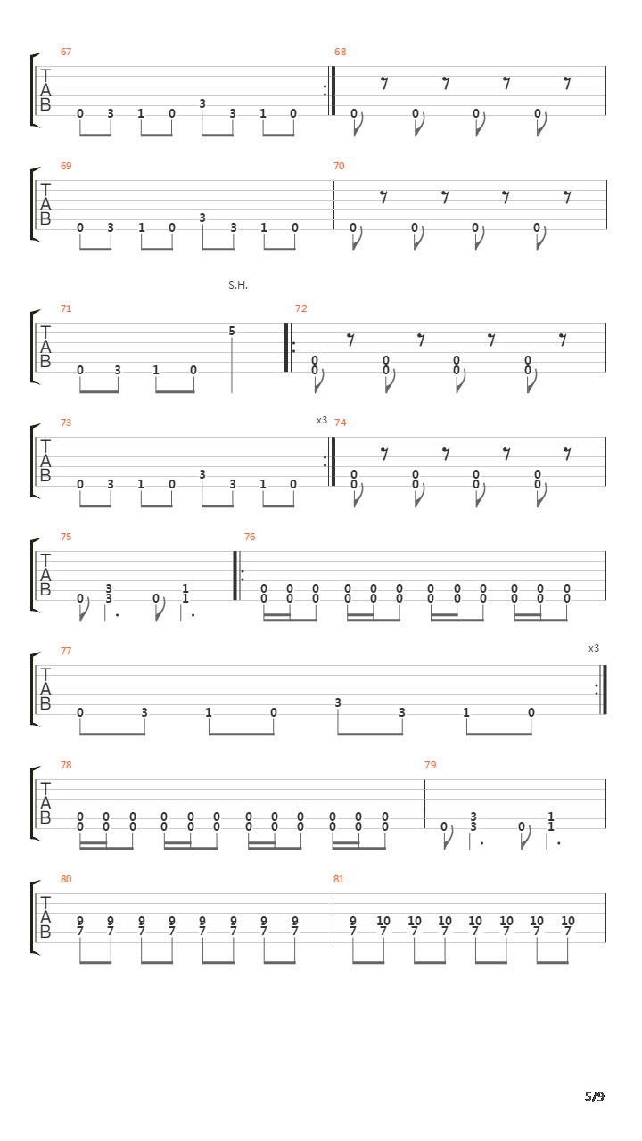 Renacer吉他谱