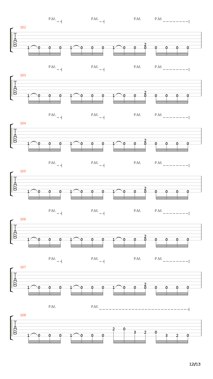 Bleed吉他谱