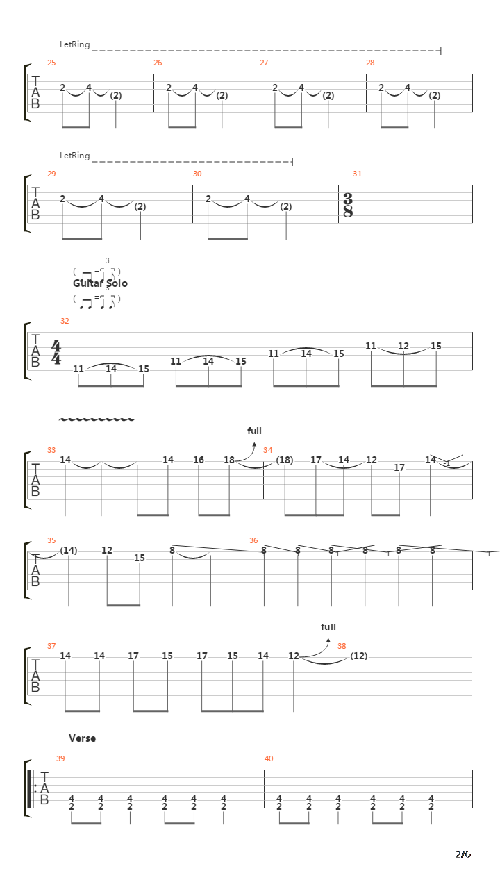 Gorgon吉他谱