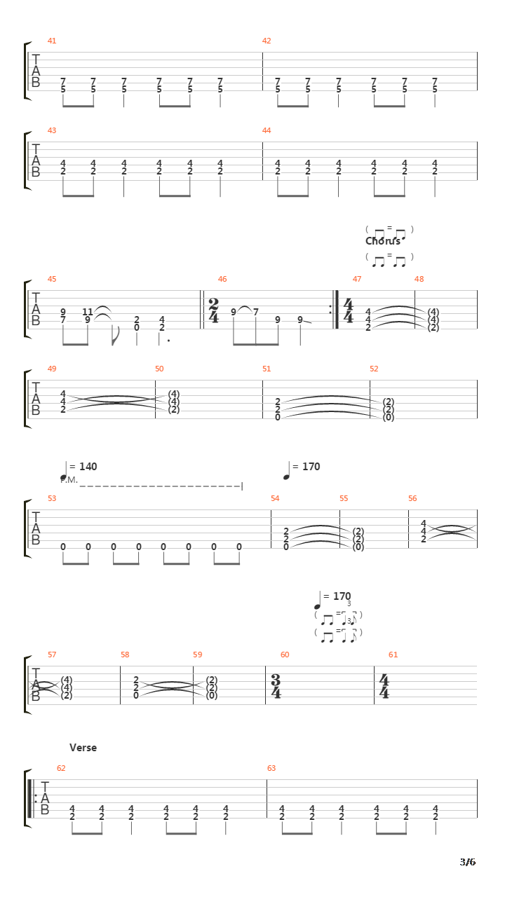 Gorgon吉他谱