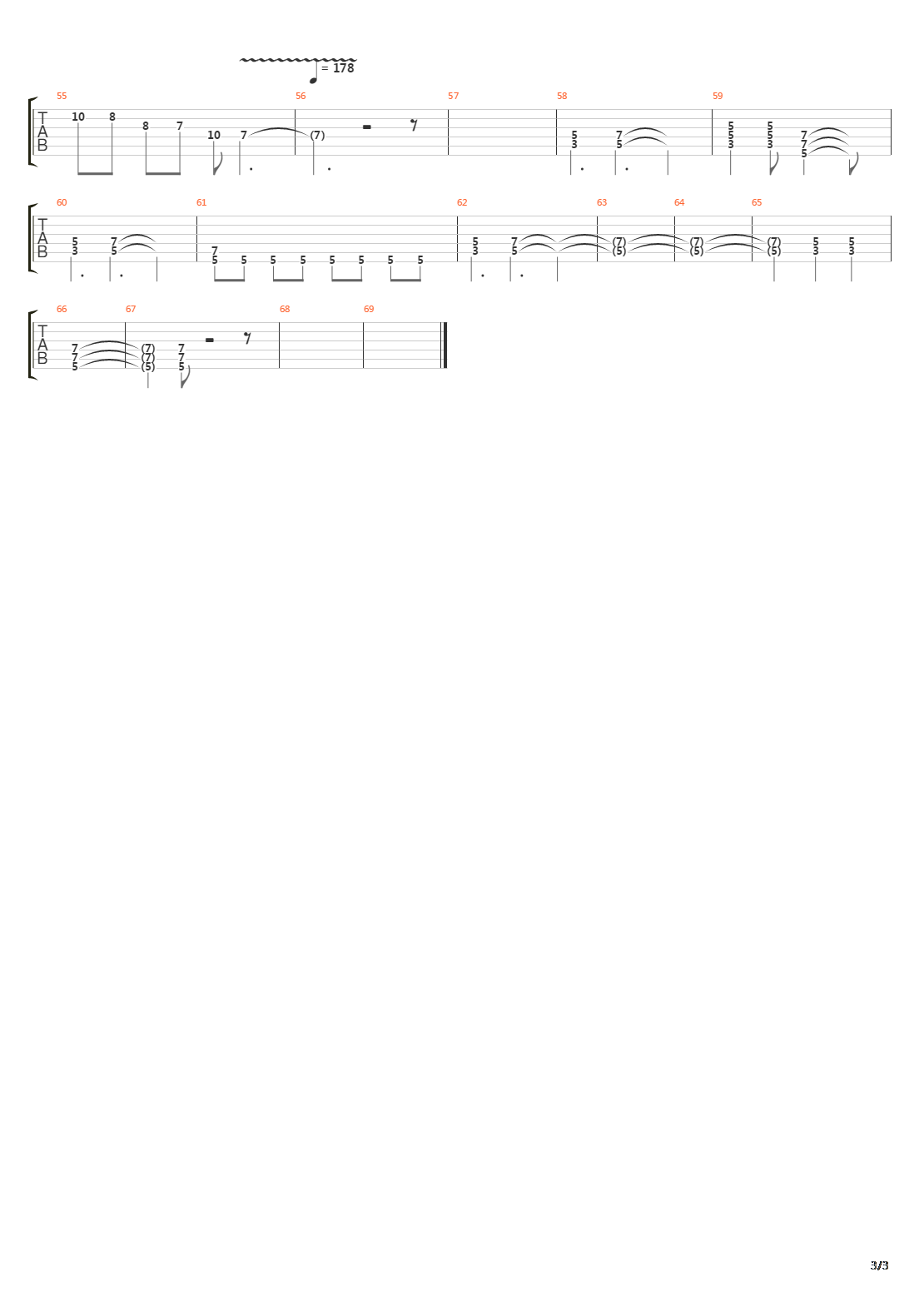 Rocker吉他谱