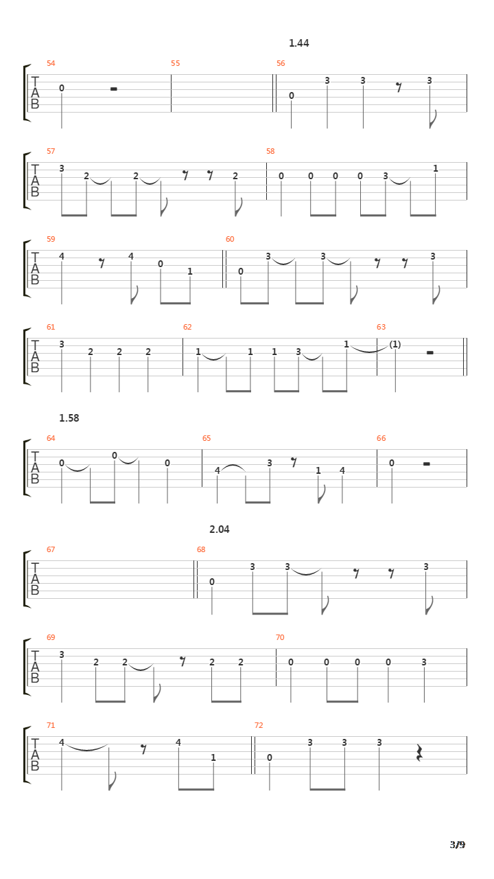 Ifran Klarhet Till Klarhet吉他谱