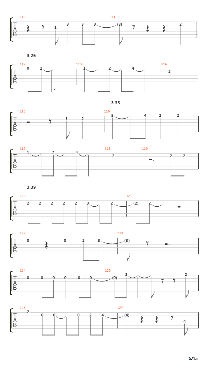 Kung Bore吉他谱