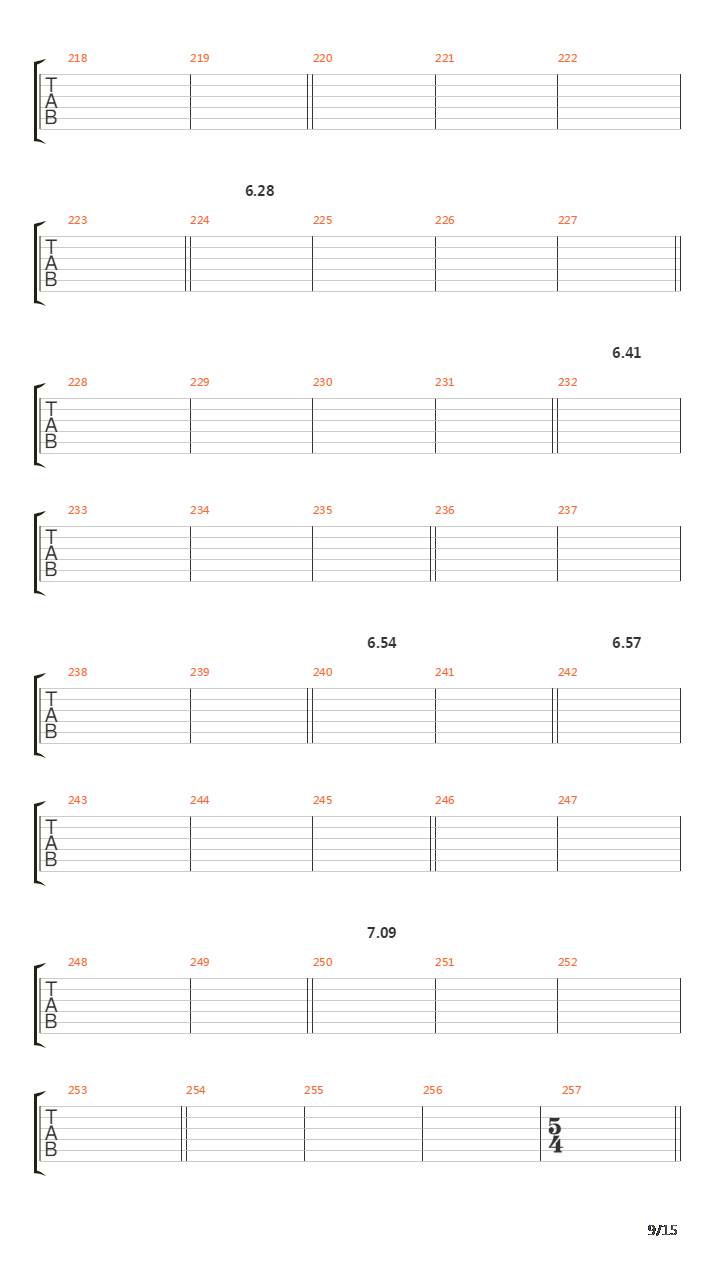 Kung Bore吉他谱