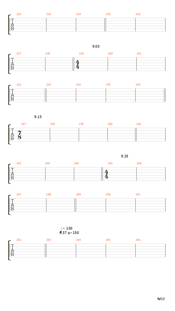 Vandringar I Vilsenhet吉他谱